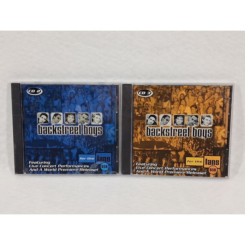 Backstreet Boys cd For The Fans 2 And 3 New factory sealed lot